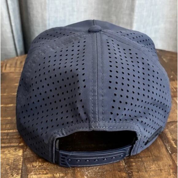 Melin Coronado Hydro Hat Anchored In Quality Navy Blue Open Sea Adjust Snapback - Picture 3 of 16